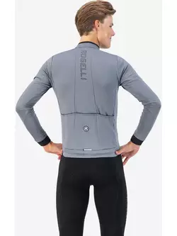 Rogelli ESSENTIAL jachetă de ciclism izolată pentru bărbați, grafit
