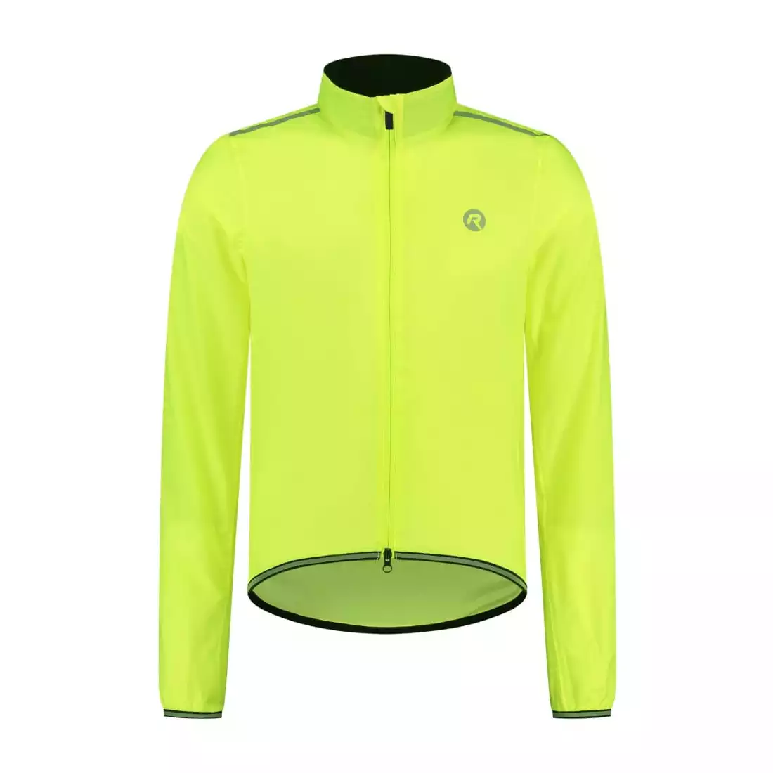 Rogelli ESSENTIAL jachetă de ploaie pentru ciclism pentru bărbați, fluor