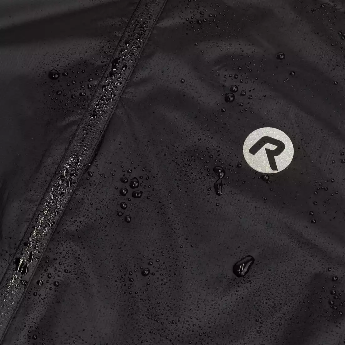 Rogelli ESSENTIAL jachetă de ploaie pentru ciclism pentru bărbați, negru