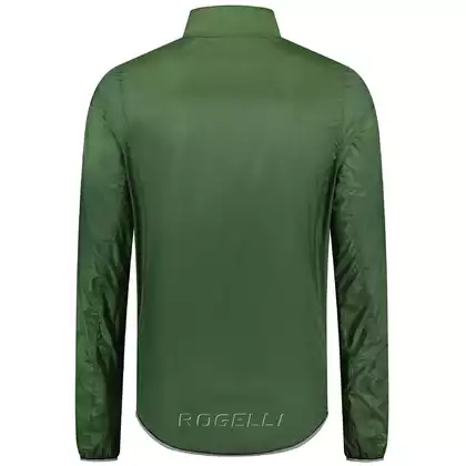Rogelli ESSENTIAL jachetă de ploaie pentru ciclism pentru bărbați, kaki
