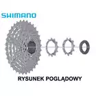 SHIMANO CS-HG400 caseta  9 viteze 11-34T, argintiu