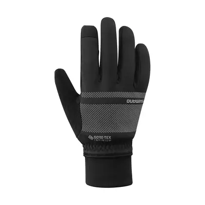 SHIMANO mănuși de ciclism de iarnă Infinium Primaloft ECWGLBWUS25MG0305 negru-Gri