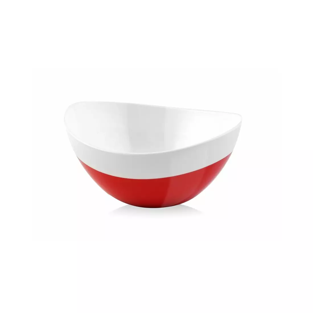 Vialli Design Livio Duo bol oval, alb și roșu