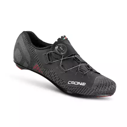 CRONO CK-3 pantofi de ciclism rutier negru
