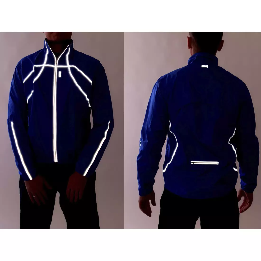 KAYMAQ J1 jachetă de ciclism de ploaie pentru bărbați, albastru