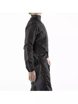 KAYMAQ J1 jachetă de ciclism de ploaie pentru bărbați, negru