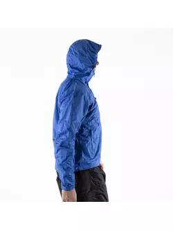 KAYMAQ J2MH jachetă de ciclism de ploaie pentru bărbați cu gluga, albastru
