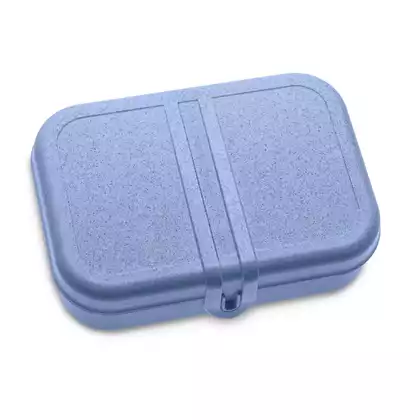 Koziol Pascal L organic lunchbox cu un separator, albastru