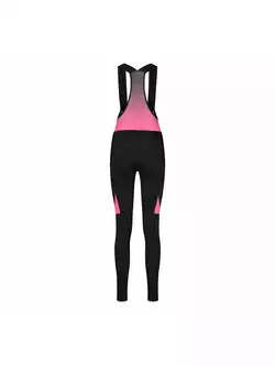 ROGELLI SELECT II pantaloni de iarna pentru ciclism dama cu bretele, roz