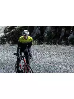 ROGELLI SPHERE geaca de ciclism de iarna pentru barbati, neagra si galbena