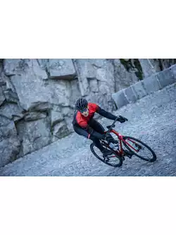 ROGELLI SPHERE geaca de ciclism de iarna pentru barbati, negru și roșu