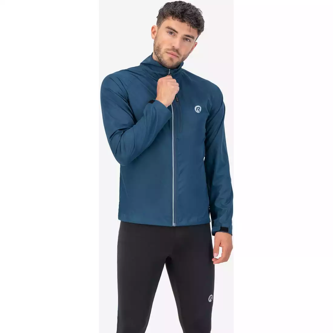 Rogelli CORE jachetă pentru bărbați, jachetă pentru alergare, albastru inchis