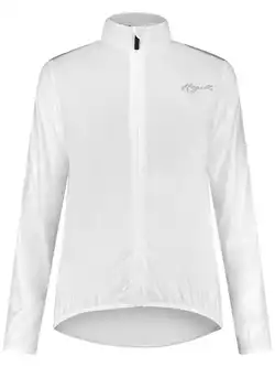 Rogelli EMERGENCY jachetă de ploaie pentru ciclism pentru femei, alb, transparent