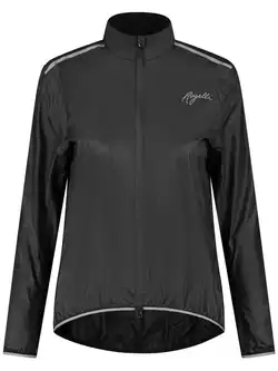 Rogelli ESSENTIAL jachetă de ploaie pentru ciclism pentru femei, negru