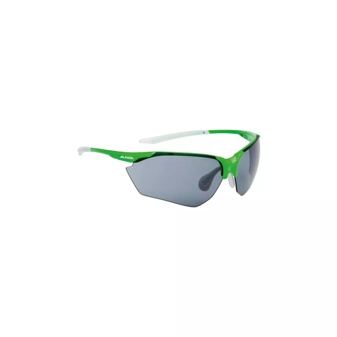 ALPINA - SPLINTER HR C+ ochelari sport verde-alb / negru sticla anti-ceata