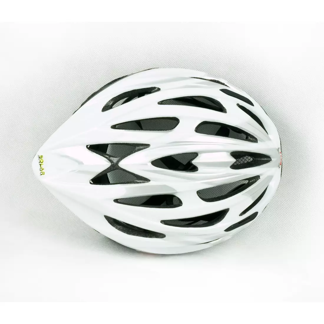 BELL SOLAR - casca de bicicleta, alb si argintiu blast
