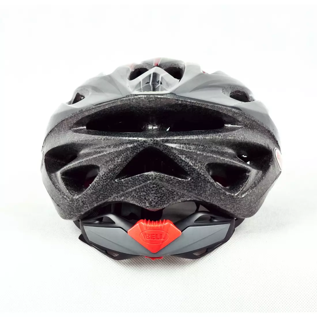 BELL SOLAR - casca de bicicleta, neagra si rosu