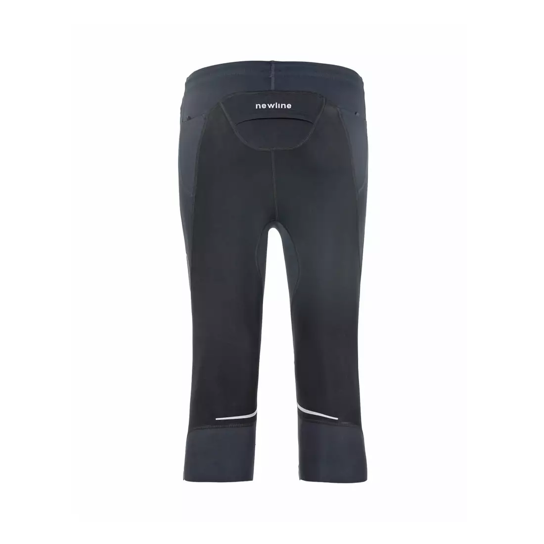 COLANT ICONIC NEWLINE FEATHER GENUNCHI 11432-184 - pantaloni scurți alergare 3/4 pentru bărbați, culoare: negru