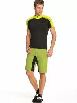 CRAFT ACTIVE BIKE - pantaloni scurți pentru ciclism bărbați 1900700-2643, culoare: verde