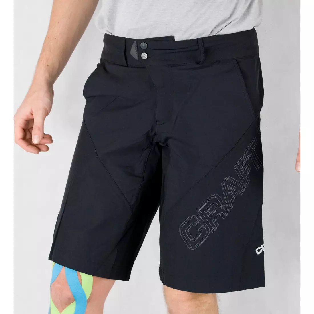 CRAFT ACTIVE BIKE - pantaloni scurți pentru ciclism bărbați 1900700-9999, culoare: negru