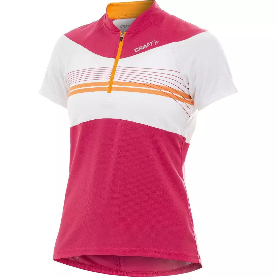 CRAFT ACTIVE BIKE - tricou de ciclism dama 1901942-2477, culoare: alb si roz