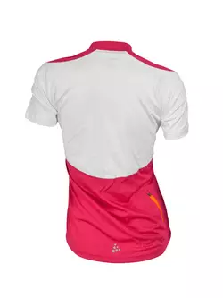 CRAFT ACTIVE BIKE - tricou de ciclism dama 1901942-2477, culoare: alb si roz