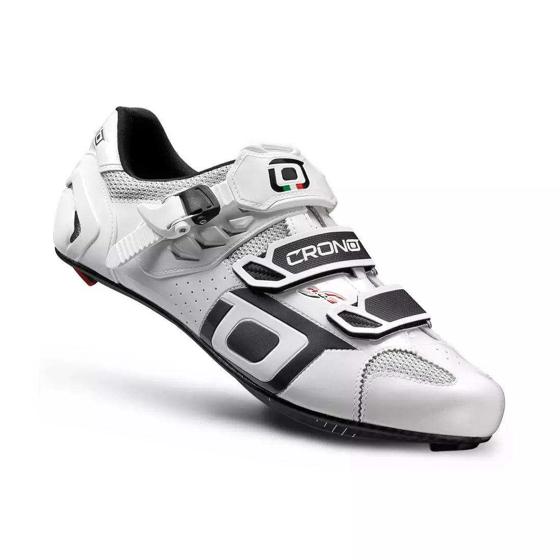 CRONO CLONE NYLON - pantofi de ciclism rutier - culoare: Alb