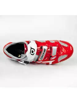 CRONO CLONE NYLON - pantofi de ciclism rutier - culoare: Roșu