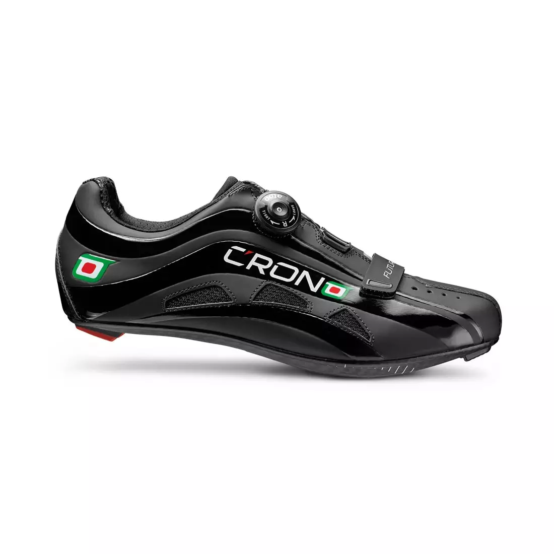 CRONO FUTURA NYLON - pantofi de ciclism rutier - culoare: Negru