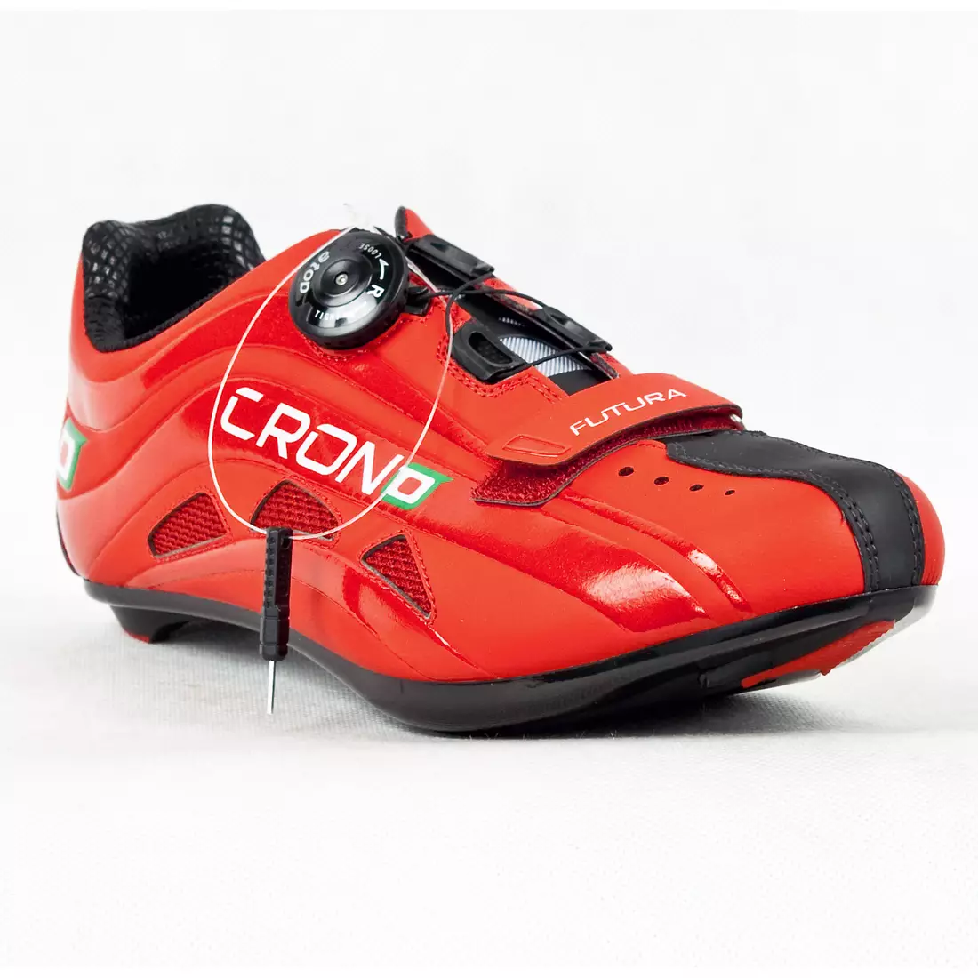 CRONO FUTURA NYLON - pantofi de ciclism rutier - culoare: Roșu