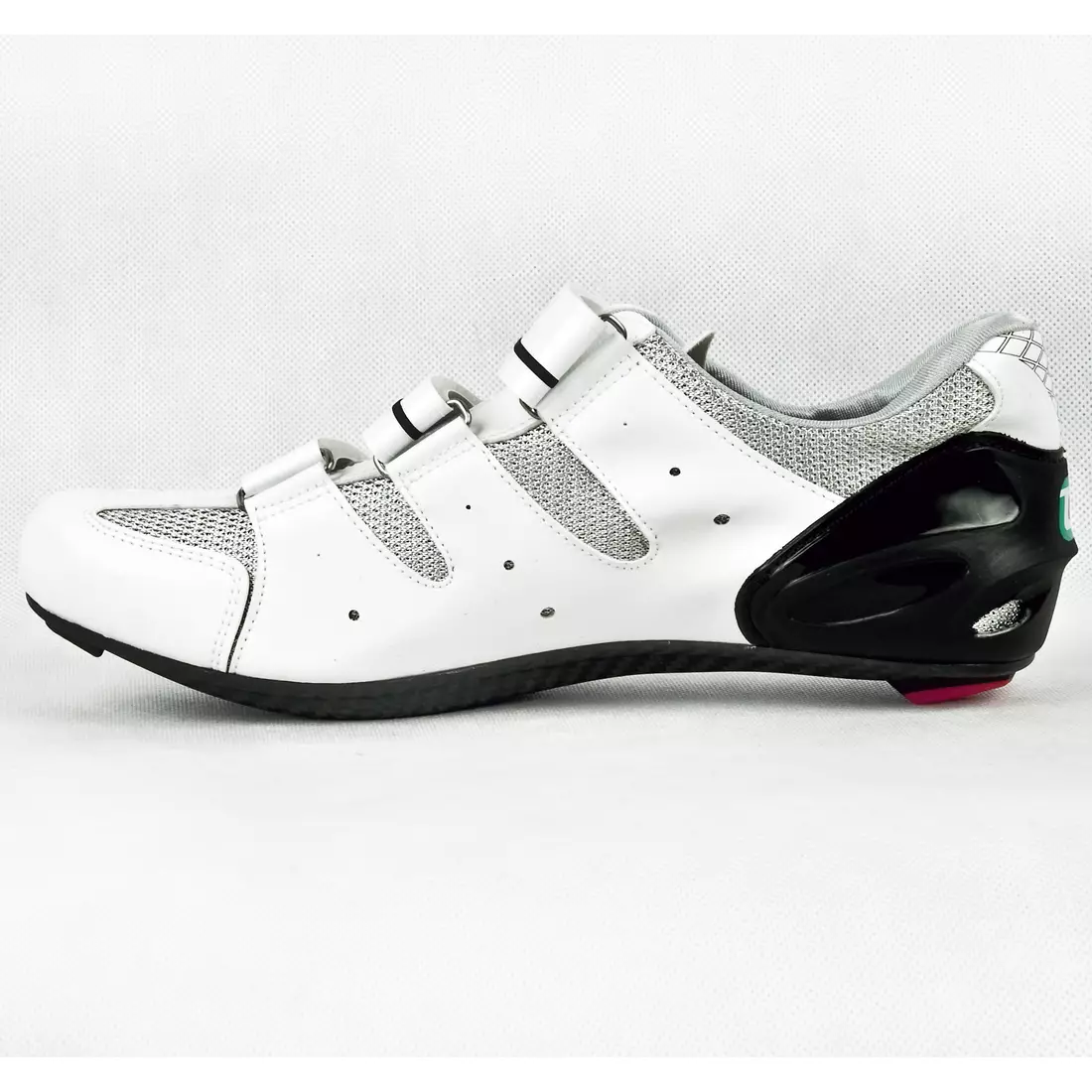 CRONO PERLA CARBON - pantofi de ciclism rutier - culoare: Alb