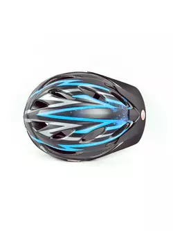Casca de bicicleta BELL PISTON, neagra si albastra