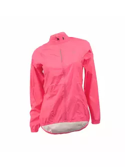 DARE2B Jachetă de ploaie pentru ciclism pentru femei Evident DWW096-72P, culoare: roz