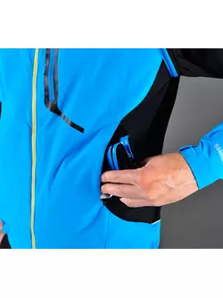 Jachetă de ciclism SHIMANO HYBRID, mâneci detașabile, albastru CWJATSMS12MH