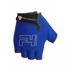 Mănuși de ciclism POLEDNIK F4 NEW14, albastre