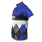 MikeSPORT DESIGN - HOF - Tricou de ciclism MTB, culoare: albastru