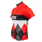 MikeSPORT DESIGN - HOF - Tricou de ciclism MTB, culoare: roșu