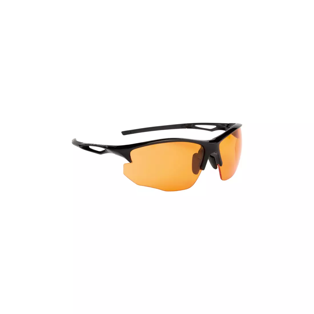 Ochelari sport ALPINA - SORCERY HR C+, sticlă antiaburire neagră mat / portocaliu.