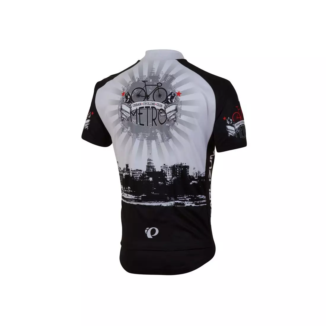 PEARL IZUMI - 0705-4IY SELECT LTD - tricou de ciclism pentru bărbați, culoare: alb și negru