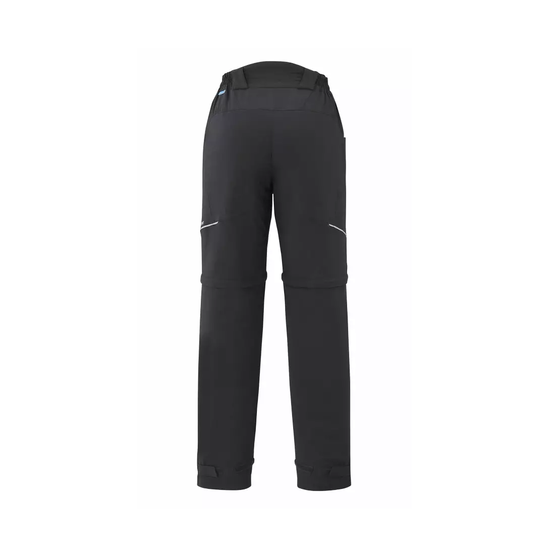 Pantaloni de ciclism pentru femei SHIMANO TOURING W'S CONVERTIBLE, picioare detașabile, negru, CWPATSMS16WL