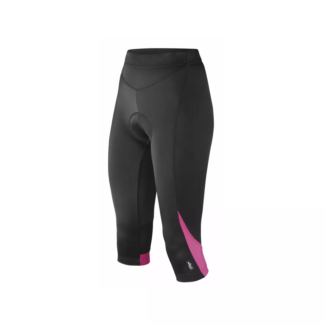Pantaloni scurți 3/4 de damă ETAPE NATTY, culoare: negru și roz 1402612