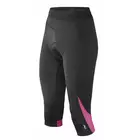 Pantaloni scurți 3/4 de damă ETAPE NATTY, culoare: negru și roz 1402612