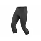 Pantaloni scurți alergare bărbați PEARL IZUMI RUN 3/4 FLASH 12111401-021, culoare: negru