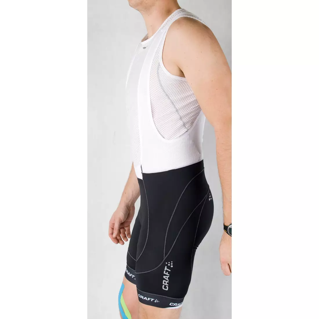 Pantaloni scurți cu bretele CRAFT Elite Bike Bib Short pentru bărbați 1900004-9900