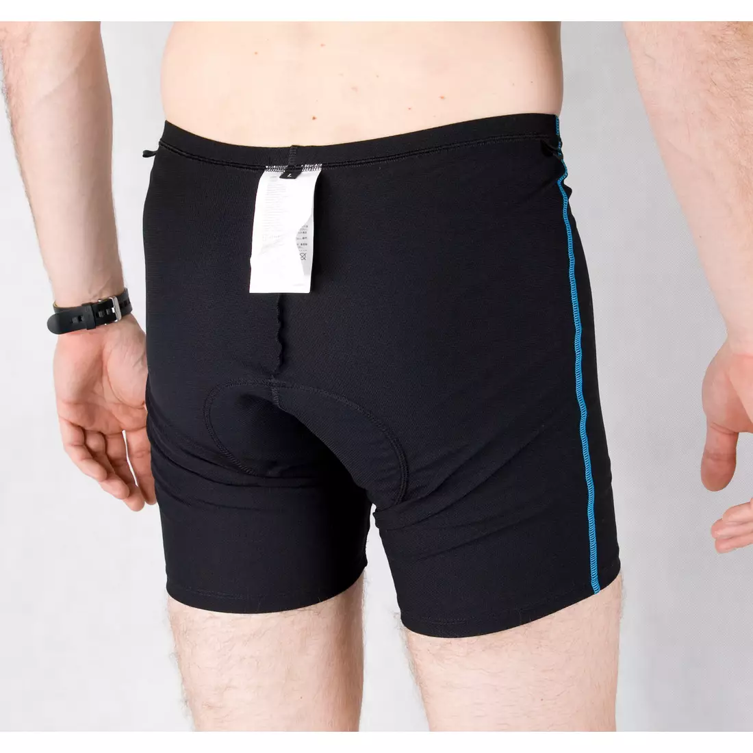 Pantaloni scurți de ciclism pentru bărbați SHIMANO TOURING, verzi, CWPATSMS22