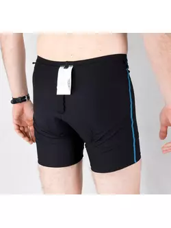 Pantaloni scurți de ciclism pentru bărbați SHIMANO TOURING, verzi, CWPATSMS22