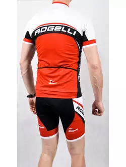 ROGELLI ANCONA - tricou de ciclism barbatesc, alb si rosu