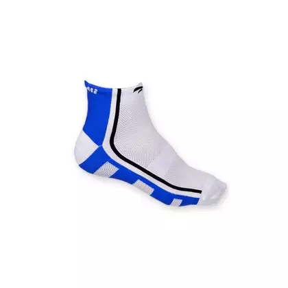 ROGELLI RCS-04 - Q-SKIN  - șosete pentru ciclism, albe și albastre