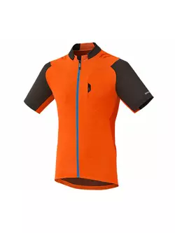 Tricou pentru ciclism SHIMANO EXPLORER, portocaliu CWJSTSMS21ME