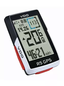 VDO R5 GPS TOP MOUNT SET computer fără fir pentru biciclete